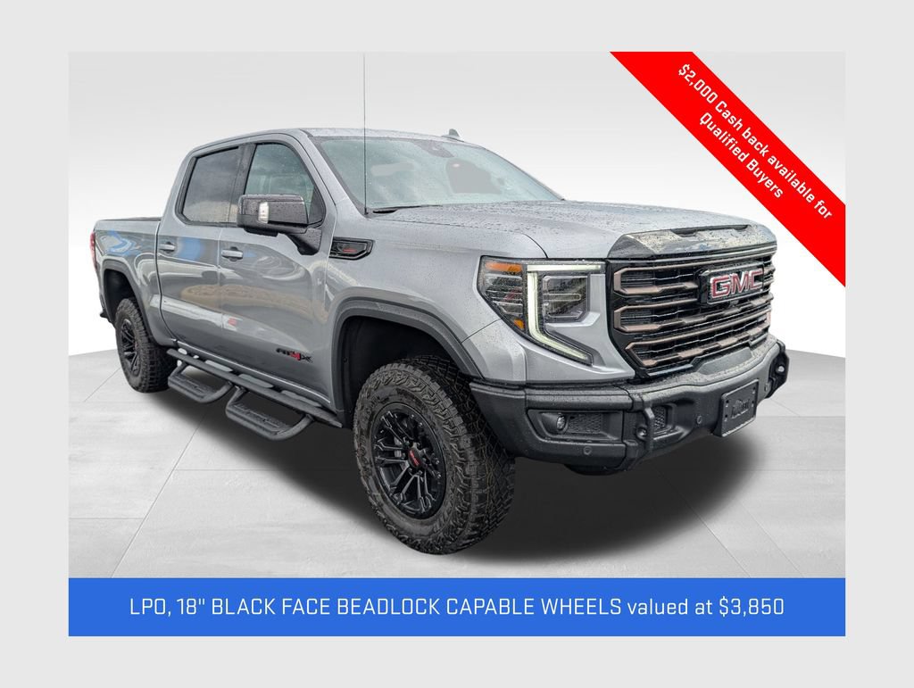 New 2026 GMC Sierra 1500 AT4X w/ LPO, Black Badging Package AWD/4WD 360° Tour