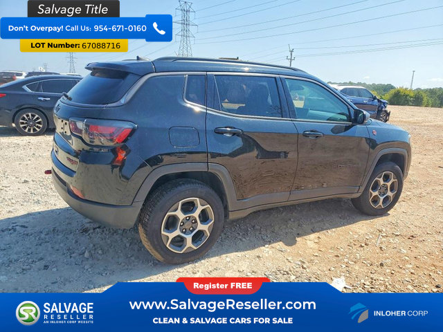 Used 2022 Jeep Compass Trailhawk w/ Trailhawk Elite Group AWD/4WD image 4