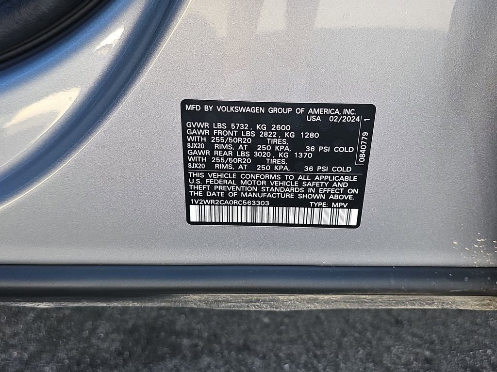 Used 2024 Volkswagen Atlas SE image 39