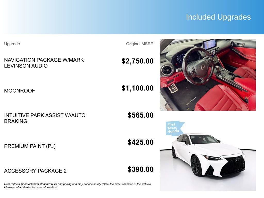 Used 2021 Lexus IS 350 F Sport image 5