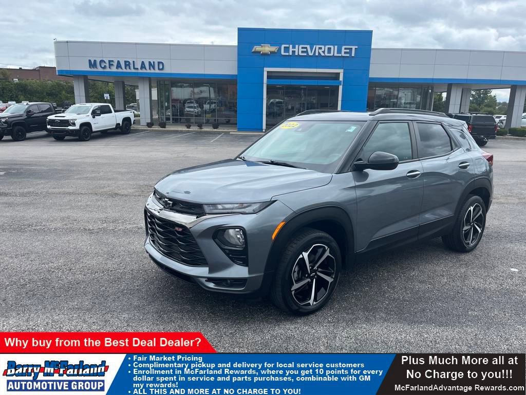Used 2022 Chevrolet TrailBlazer RS w/ Sun and Liftgate Package