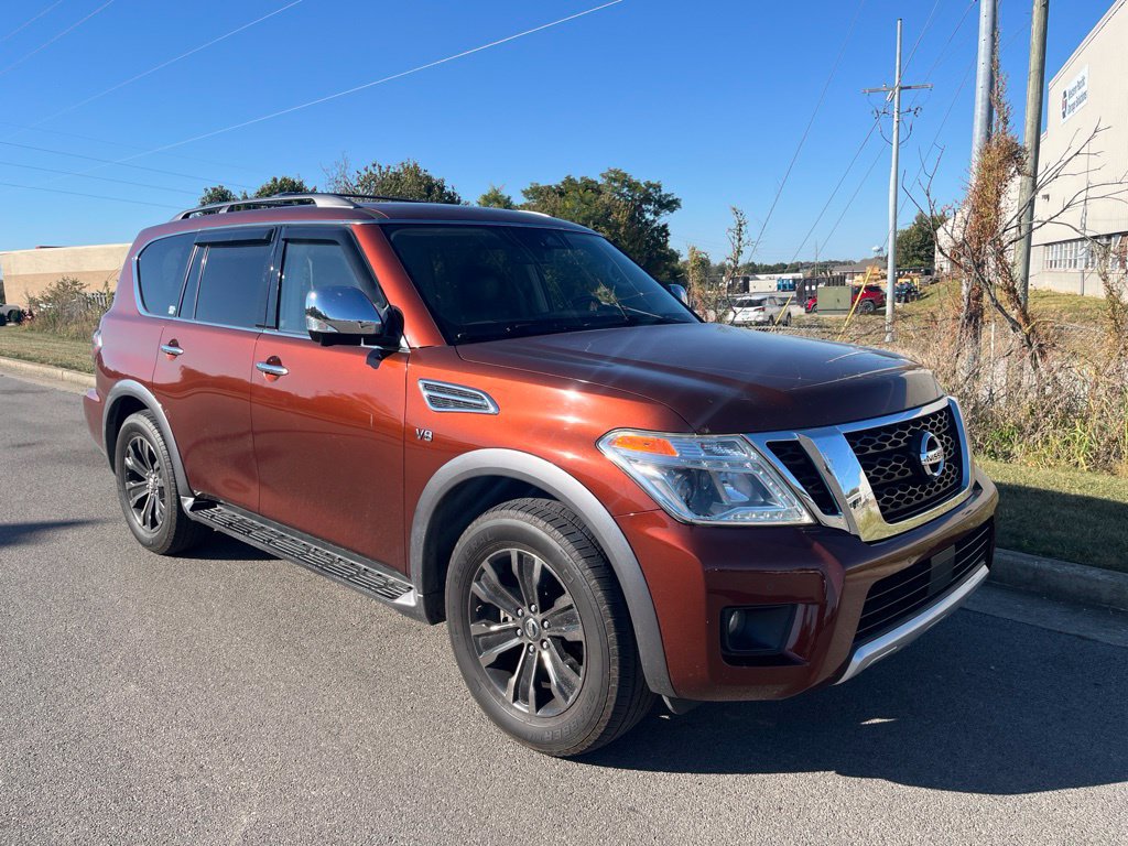 Used 2018 Nissan Armada Platinum w/ Captain Seat Package AWD/4WD image 2