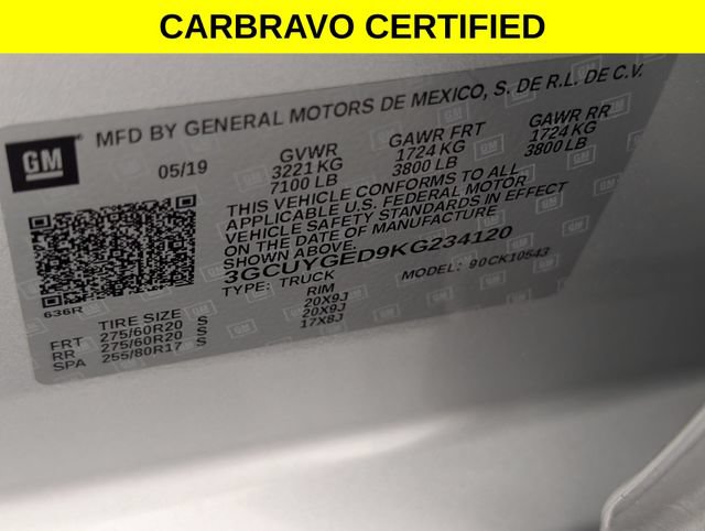 Certified 2019 Chevrolet Silverado 1500 LTZ w/ LTZ Plus Package AWD/4WD image 38