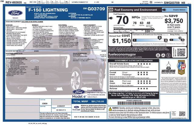 Certified 2025 Ford F150 Lightning Lariat image 38
