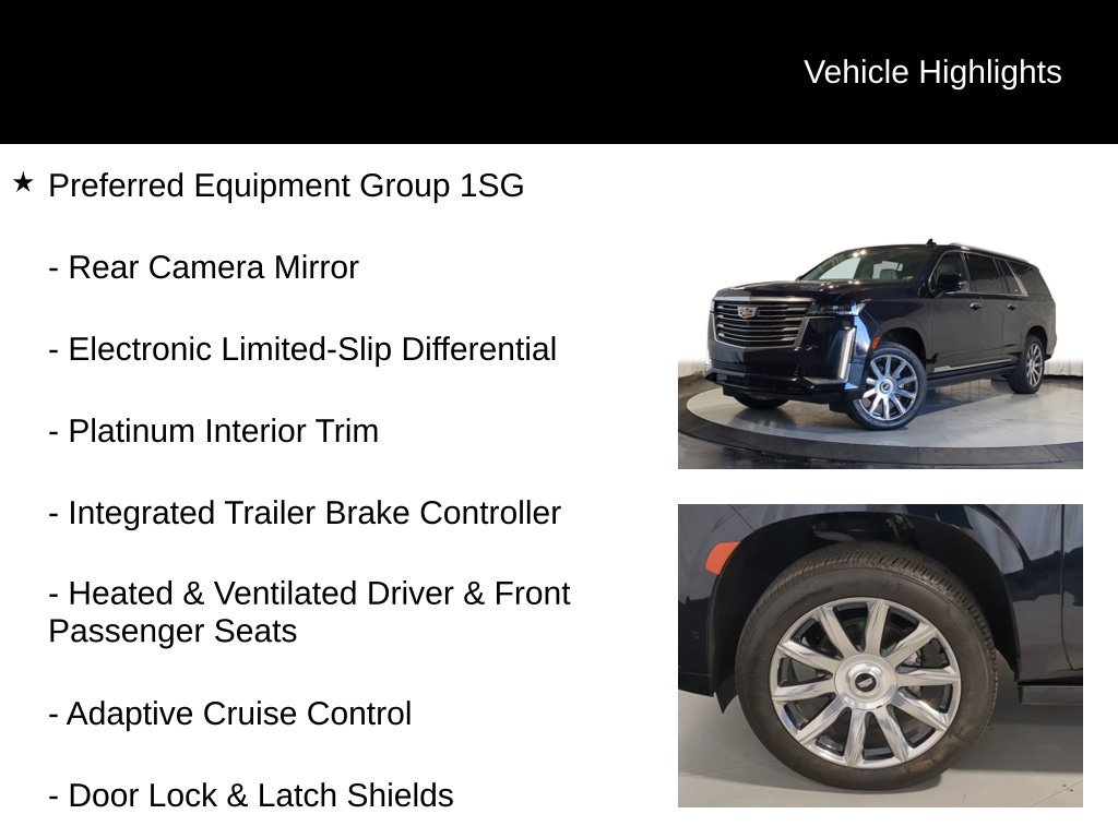 Used 2023 Cadillac Escalade ESV Premium Luxury Platinum AWD/4WD image 13