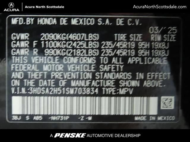 Certified 2025 Acura ADX A-Spec AWD/4WD image 36