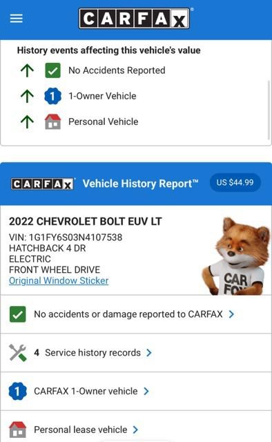 Used 2022 Chevrolet Bolt EUV LT w/ Convenience Package image 4