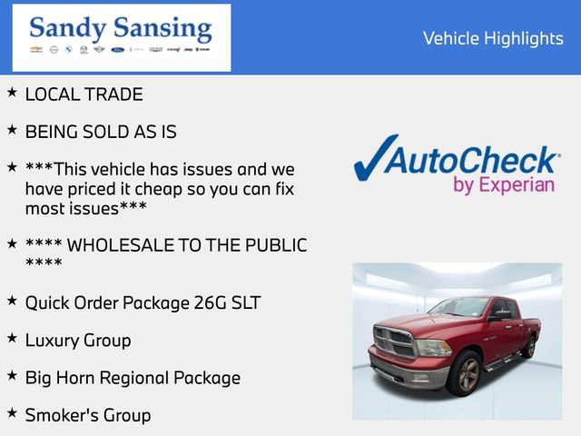 Used 2010 Dodge Ram 1500 Truck SLT w/ Big Horn Regional Pkg image 8