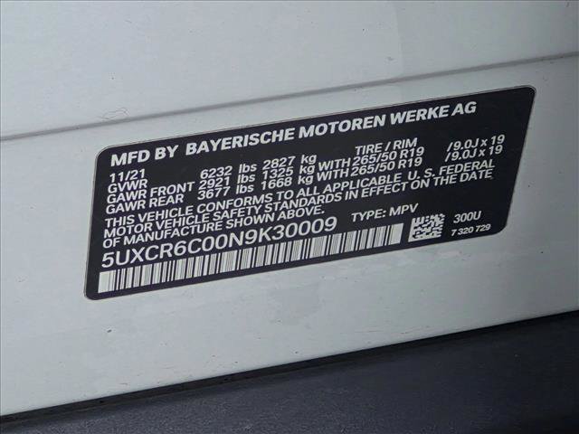 Certified 2022 BMW X5 xDrive40i w/ Parking Assistance Package AWD/4WD image 27
