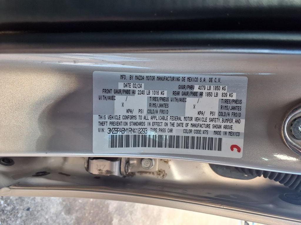 Certified 2024 MAZDA MAZDA3 s FWD image 13