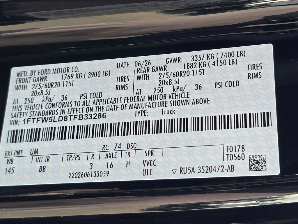 New 2026 Ford F150 Lariat w/ Equipment Group 501A Mid AWD/4WD image 30