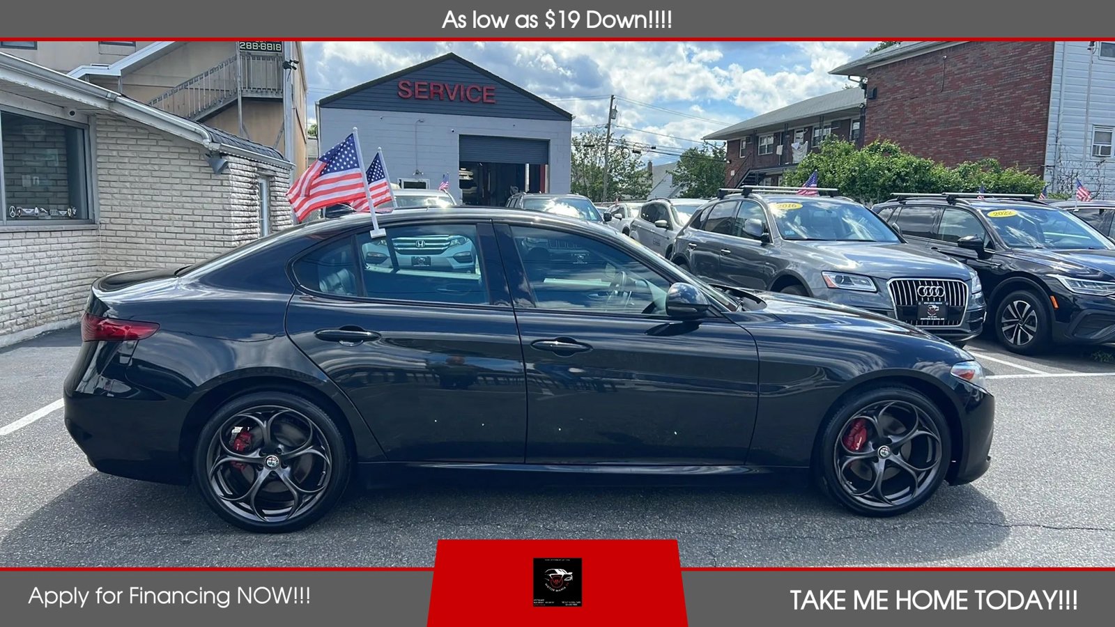 Used 2019 Alfa Romeo Giulia Ti Sport w/ Quick Order Package 22S Sport AWD/4WD image 6