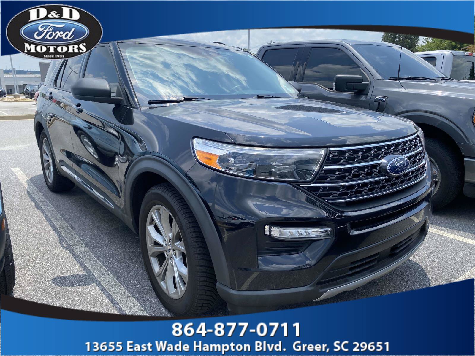 Certified 2021 Ford Explorer XLT w/ Equipment Group 202A RWD image 1