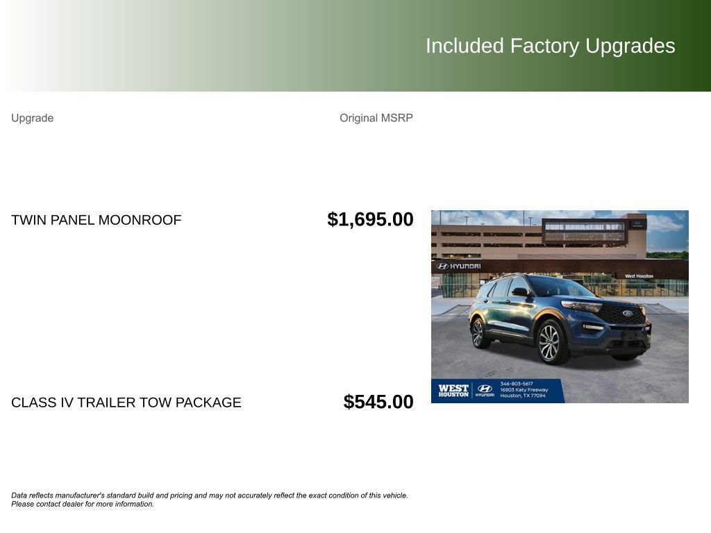 Used 2023 Ford Explorer ST-Line w/ Class IV Trailer Tow Package image 9