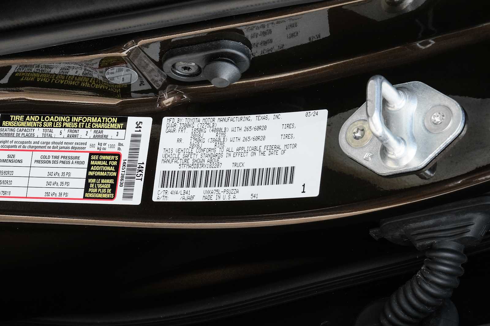 Used 2024 Toyota Tundra 1794 Edition AWD/4WD image 62
