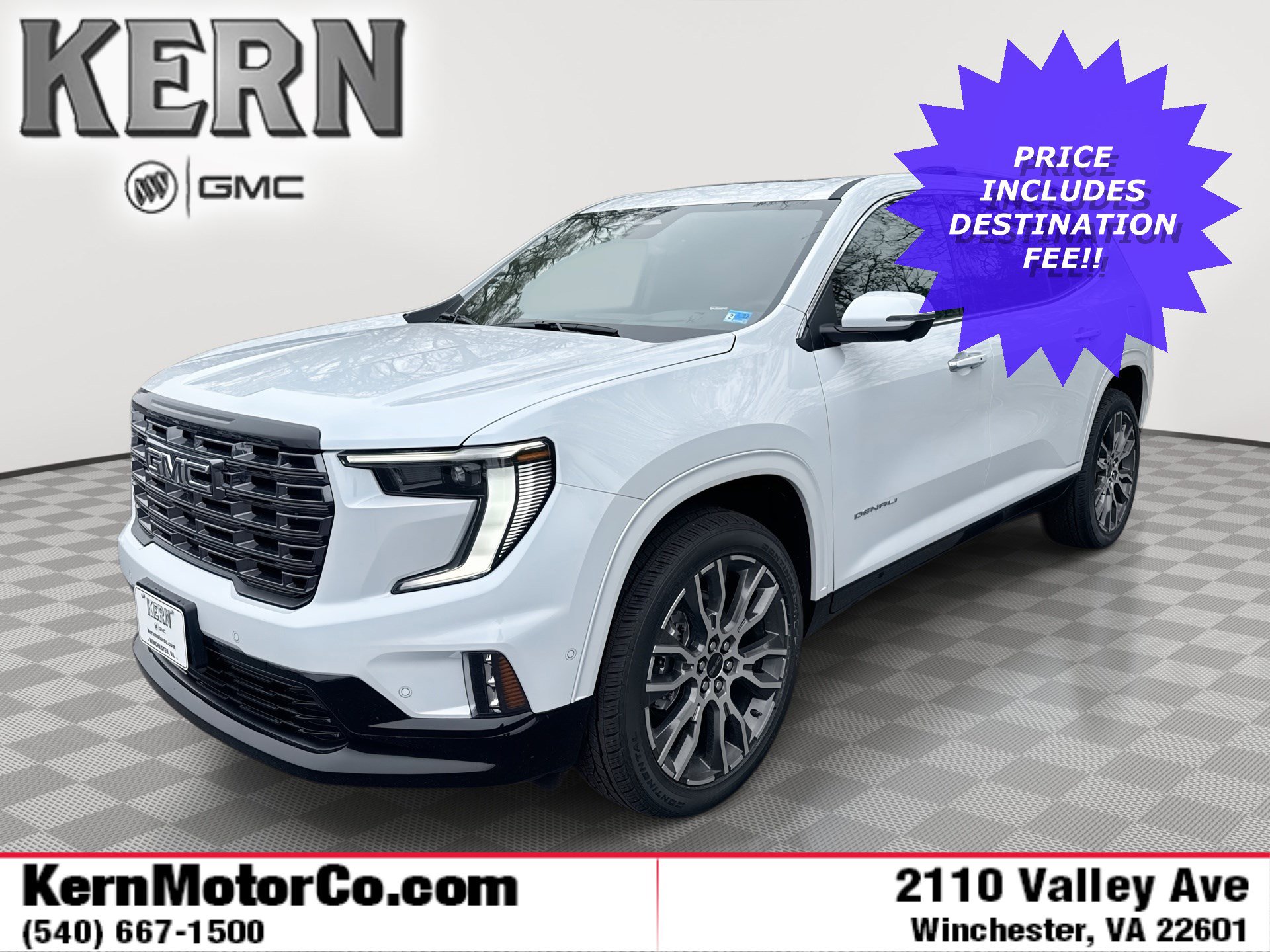 New 2026 GMC Acadia Denali Ultimate w/ LPO, Floor Liner Package