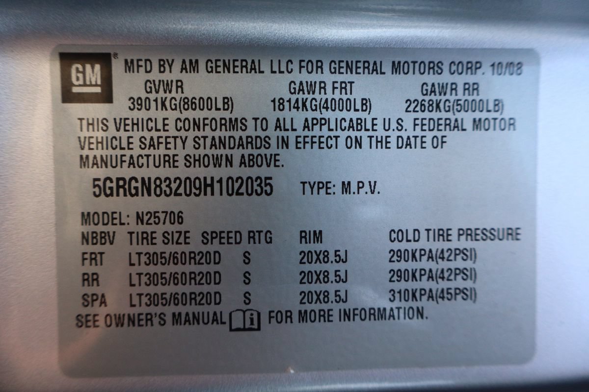 Used 2009 HUMMER H2 Luxury AWD/4WD image 43