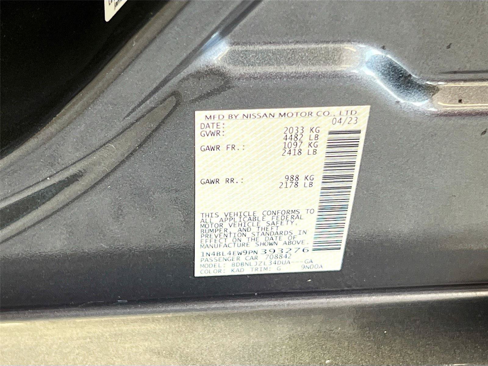 Used 2023 Nissan Altima 2.5 SL AWD/4WD image 30