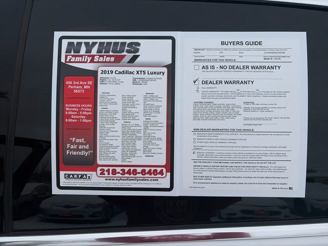 Used 2019 Cadillac XT5 Luxury image 56