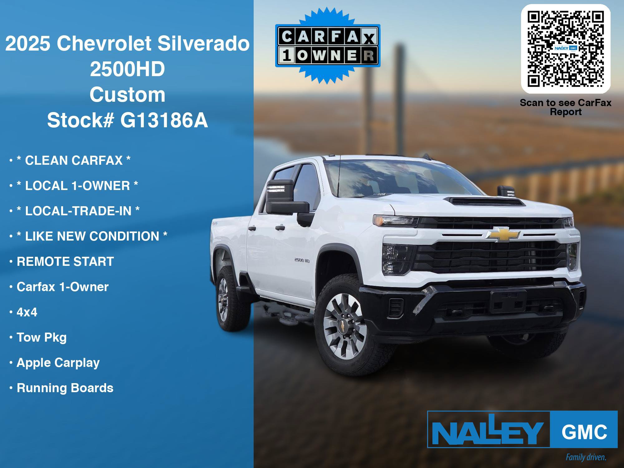 Used 2025 Chevrolet Silverado 2500 Custom w/ Custom Convenience Package AWD/4WD image 7