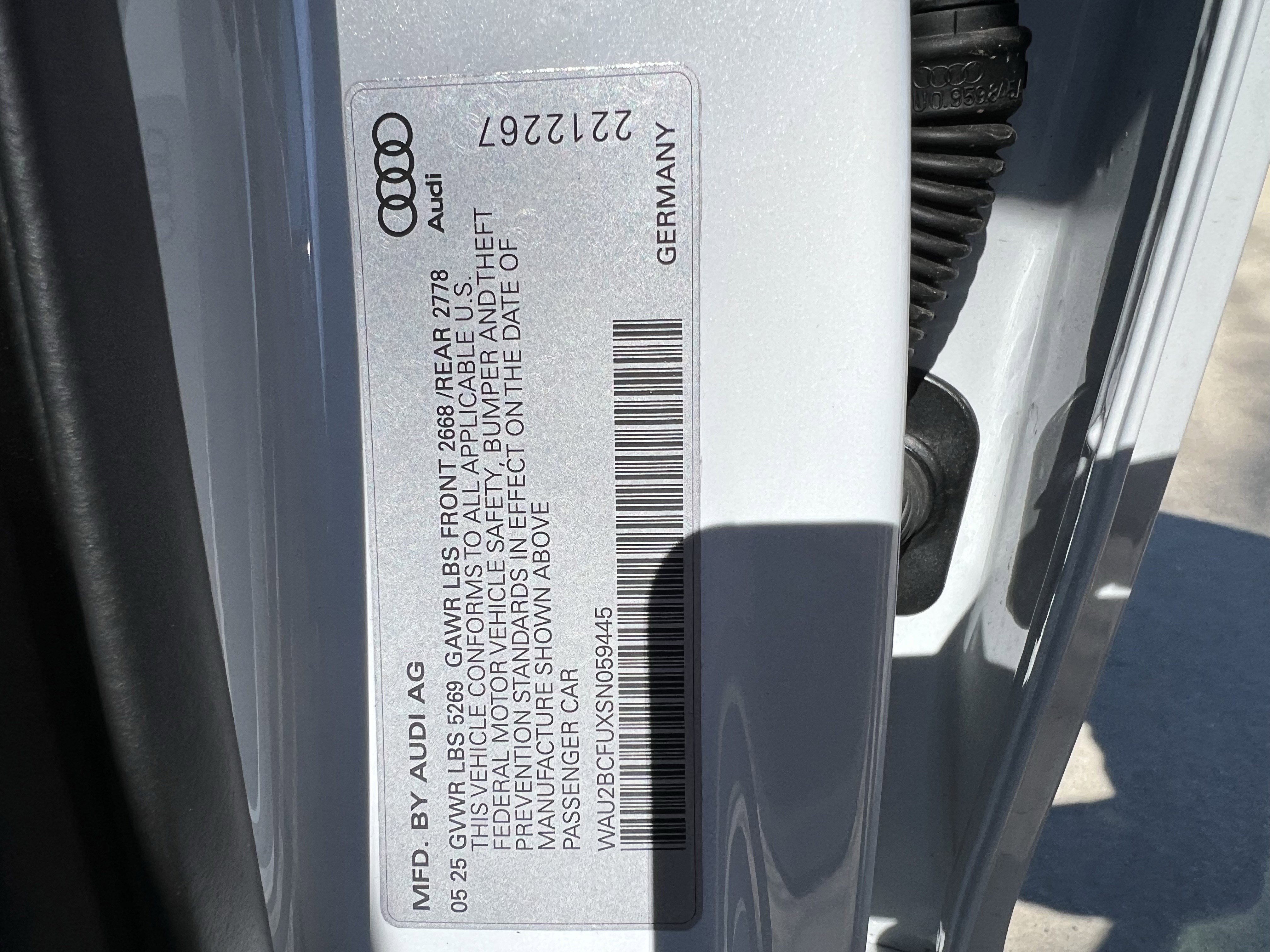 Used 2025 Audi A5 2.0T Premium Plus Sedan w/ Premium Plus image 37