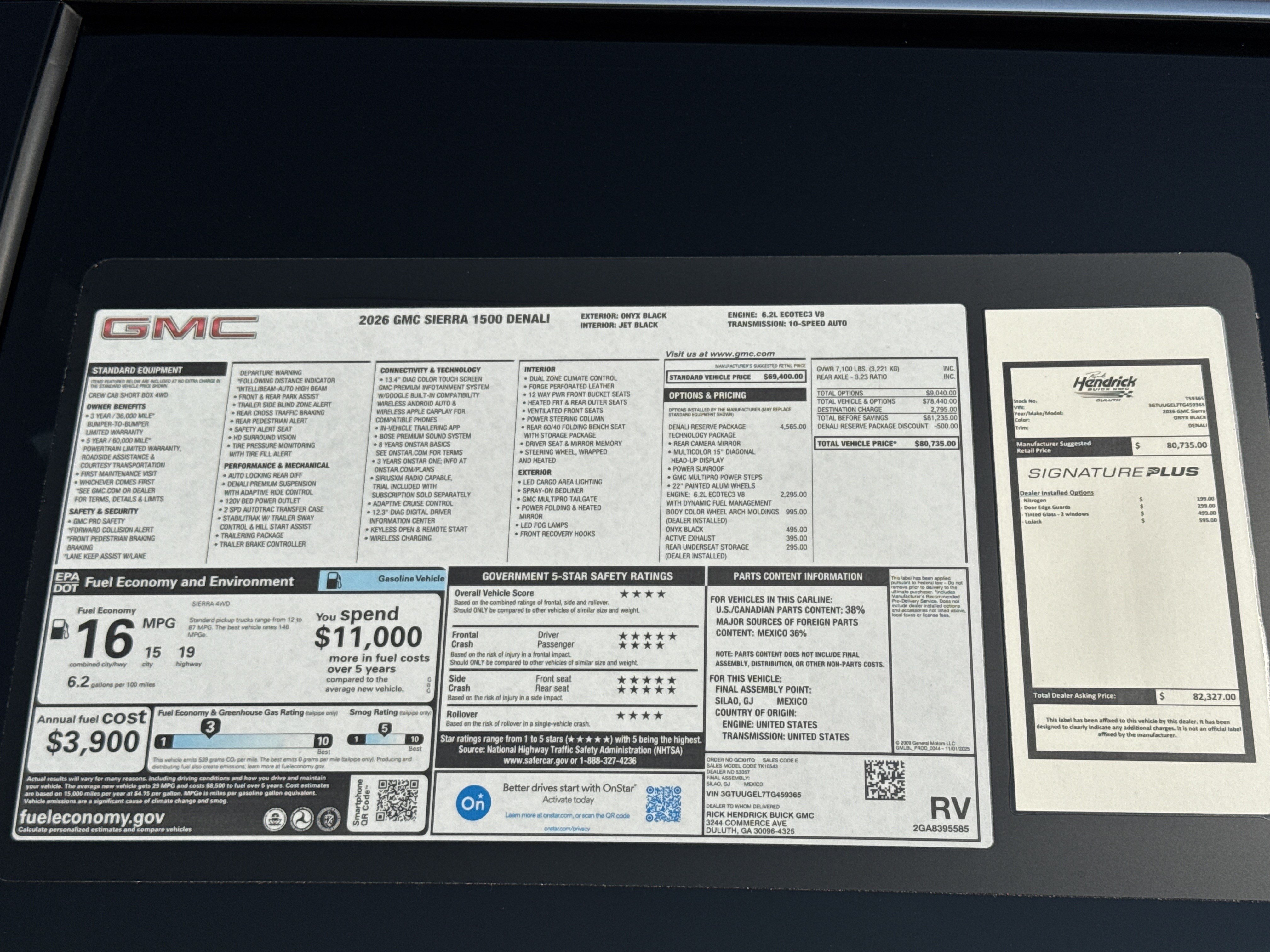 New 2026 GMC Sierra 1500 Denali w/ Denali Reserve Package AWD/4WD image 37
