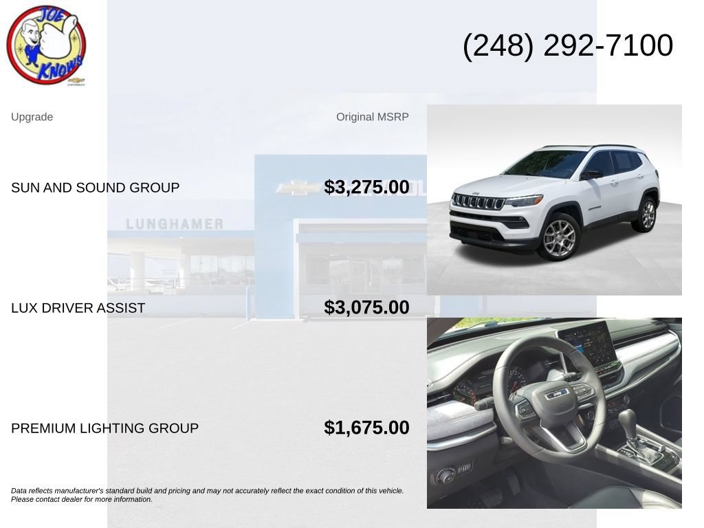 Used 2024 Jeep Compass Latitude w/ Sun and Sound Group AWD/4WD image 5