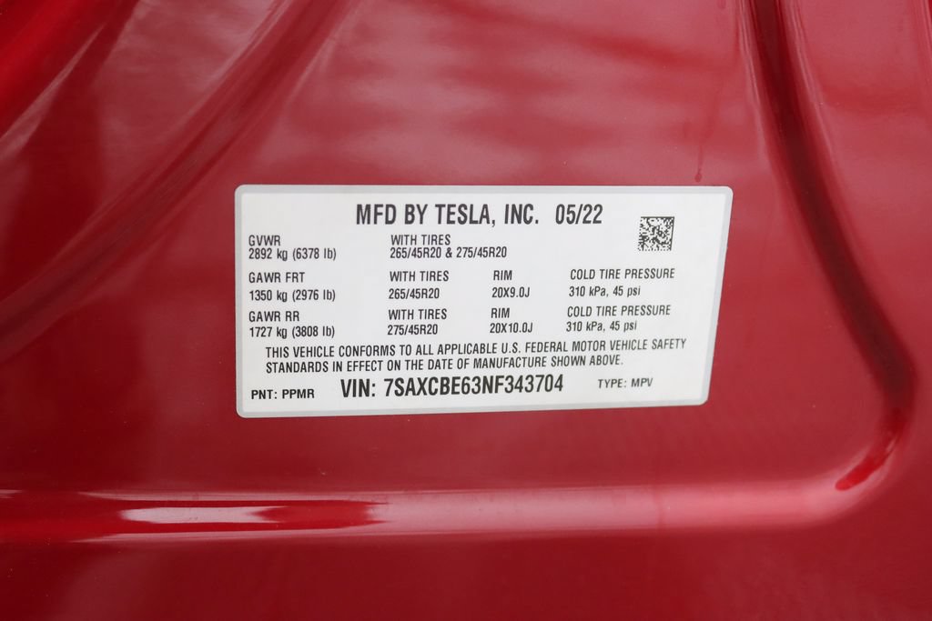 Used 2022 Tesla Model X Plaid AWD/4WD image 41