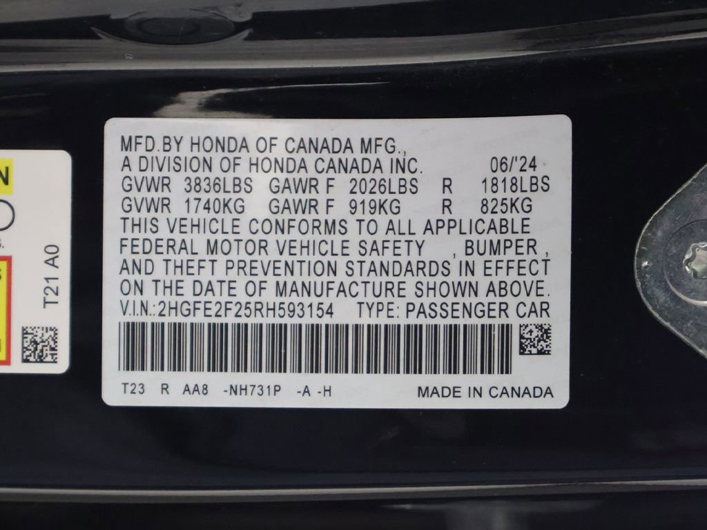 Used 2024 Honda Civic LX image 46