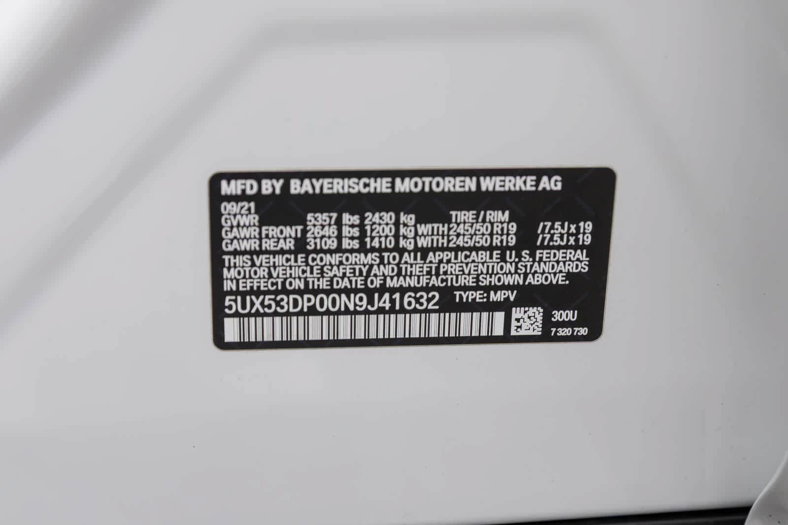 Used 2022 BMW X3 xDrive30i w/ Premium Package AWD/4WD image 25