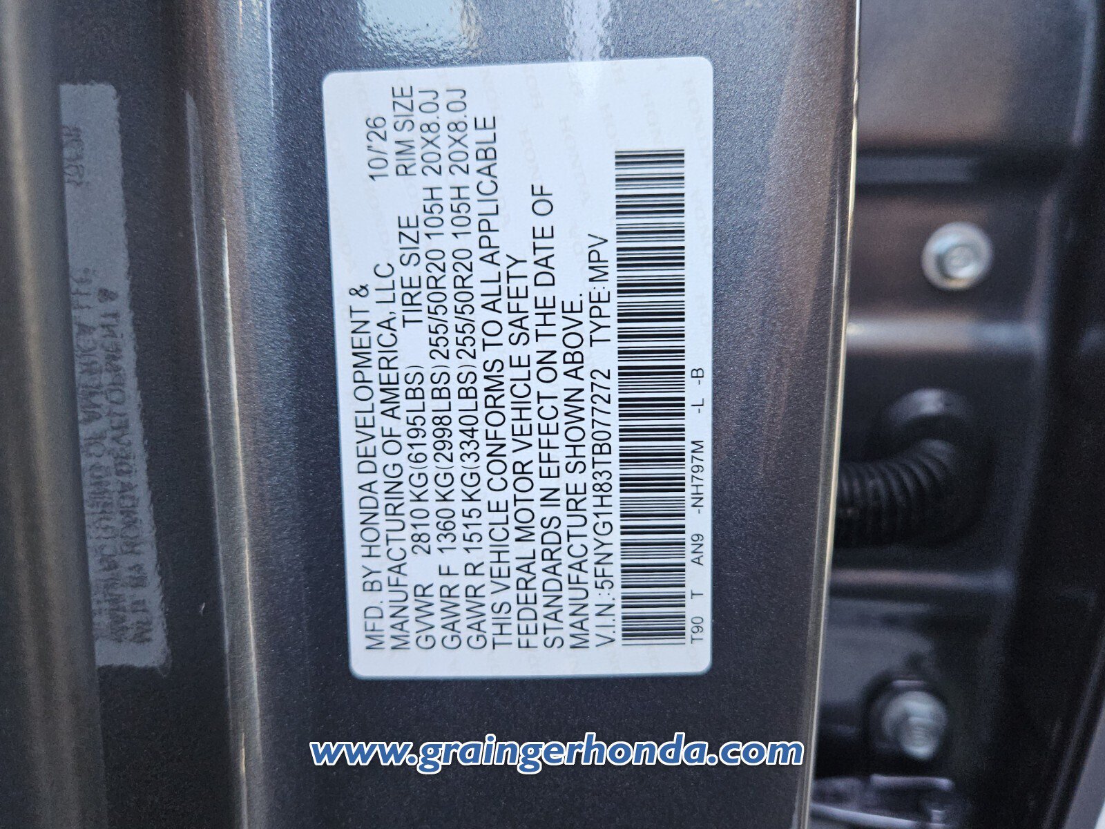 New 2026 Honda Pilot Elite image 13