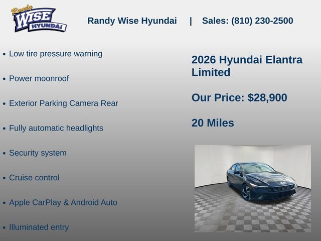 New 2026 Hyundai Elantra Limited FWD image 10