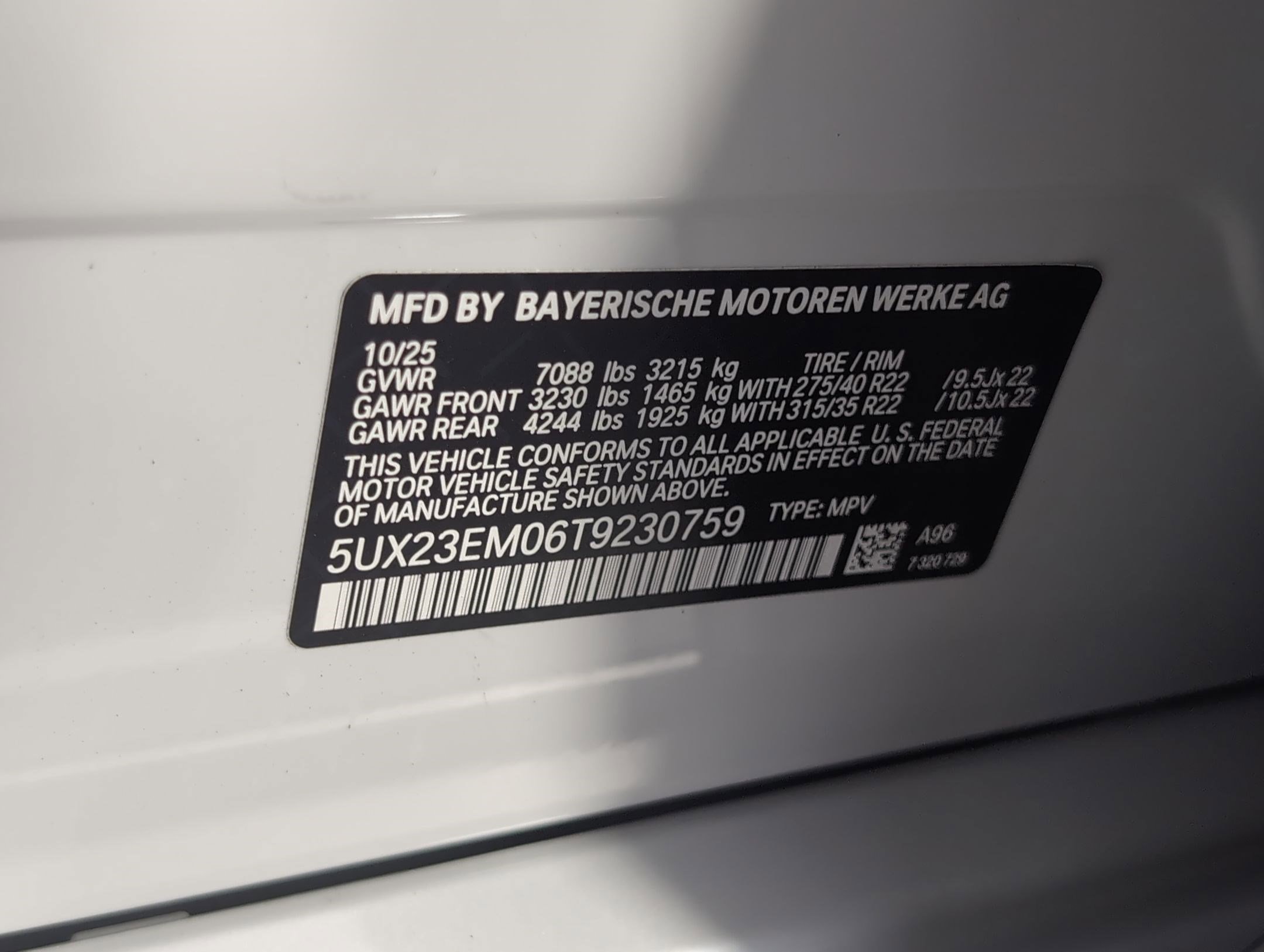 New 2026 BMW X7 xDrive40i w/ M Sport Package image 19