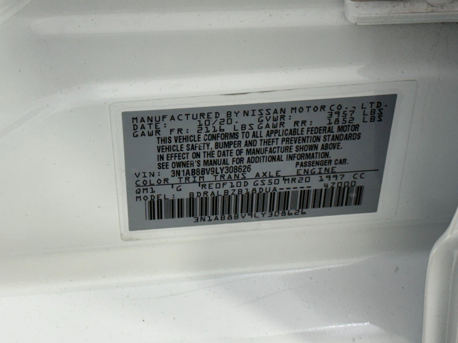 Used 2020 Nissan Sentra S image 37