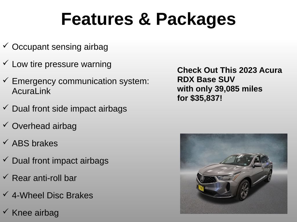 Used 2023 Acura RDX w/ Advance Package AWD/4WD image 16