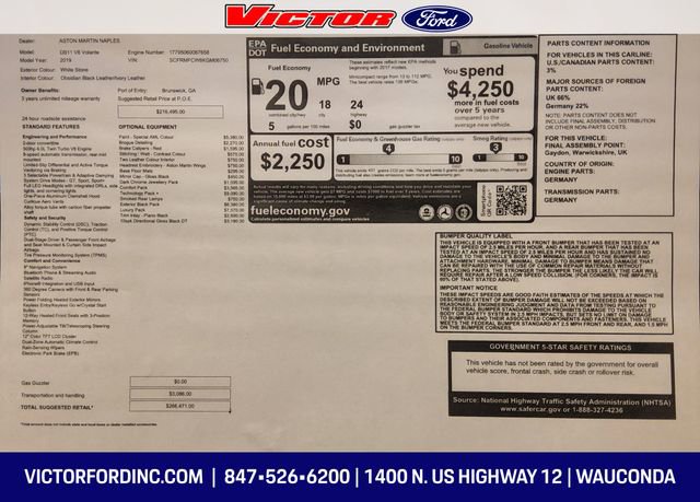 Used 2019 Aston Martin DB11 Volante image 17