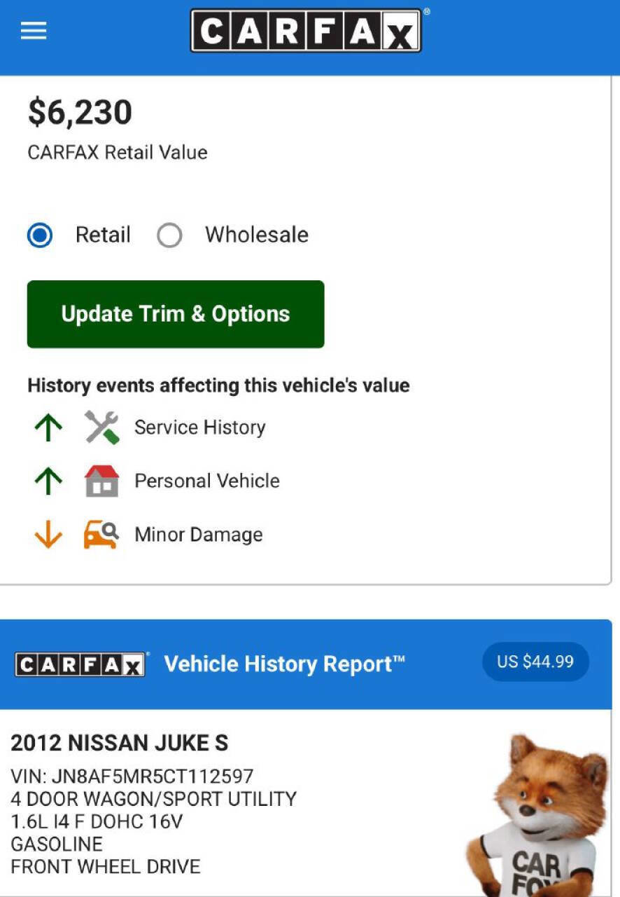 Used 2012 Nissan Juke S FWD image 16