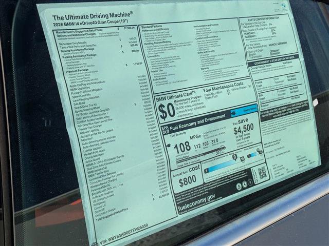 New 2026 BMW i4 eDrive40 image 19