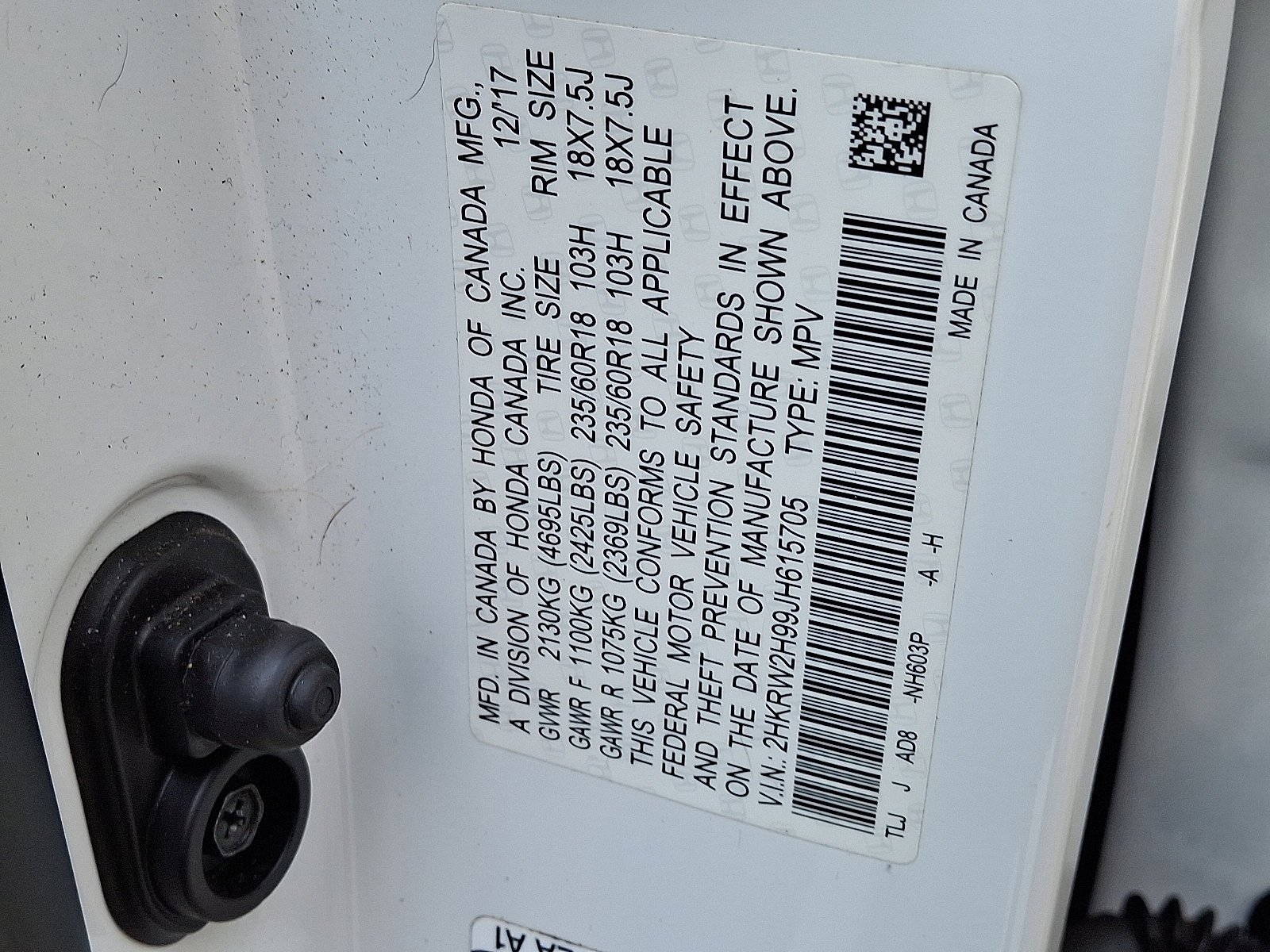 Used 2018 Honda CR-V Touring image 27