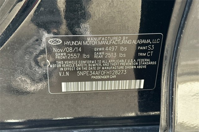 Used 2015 Hyundai Sonata Limited w/ Option Group 06 image 31