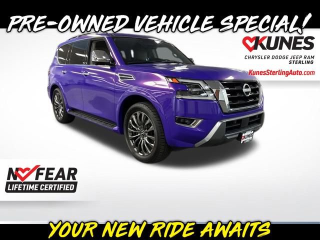 Used 2023 Nissan Armada Platinum w/ Captain's Chairs Package
