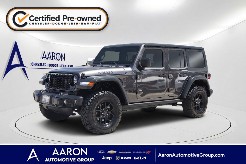Used 2025 Jeep Wrangler Unlimited Sport AWD/4WD image 1