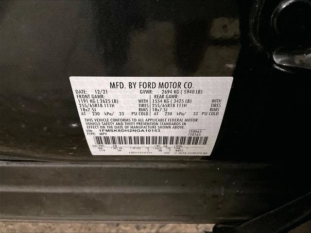 Used 2022 Ford Explorer XLT w/ Equipment Group 202A AWD/4WD image 34