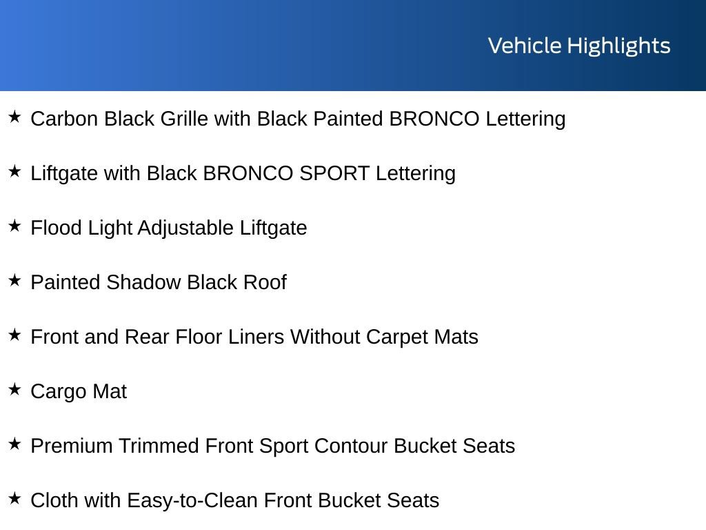 New 2026 Ford Bronco Sport Big Bend w/ Convenience Package AWD/4WD image 8