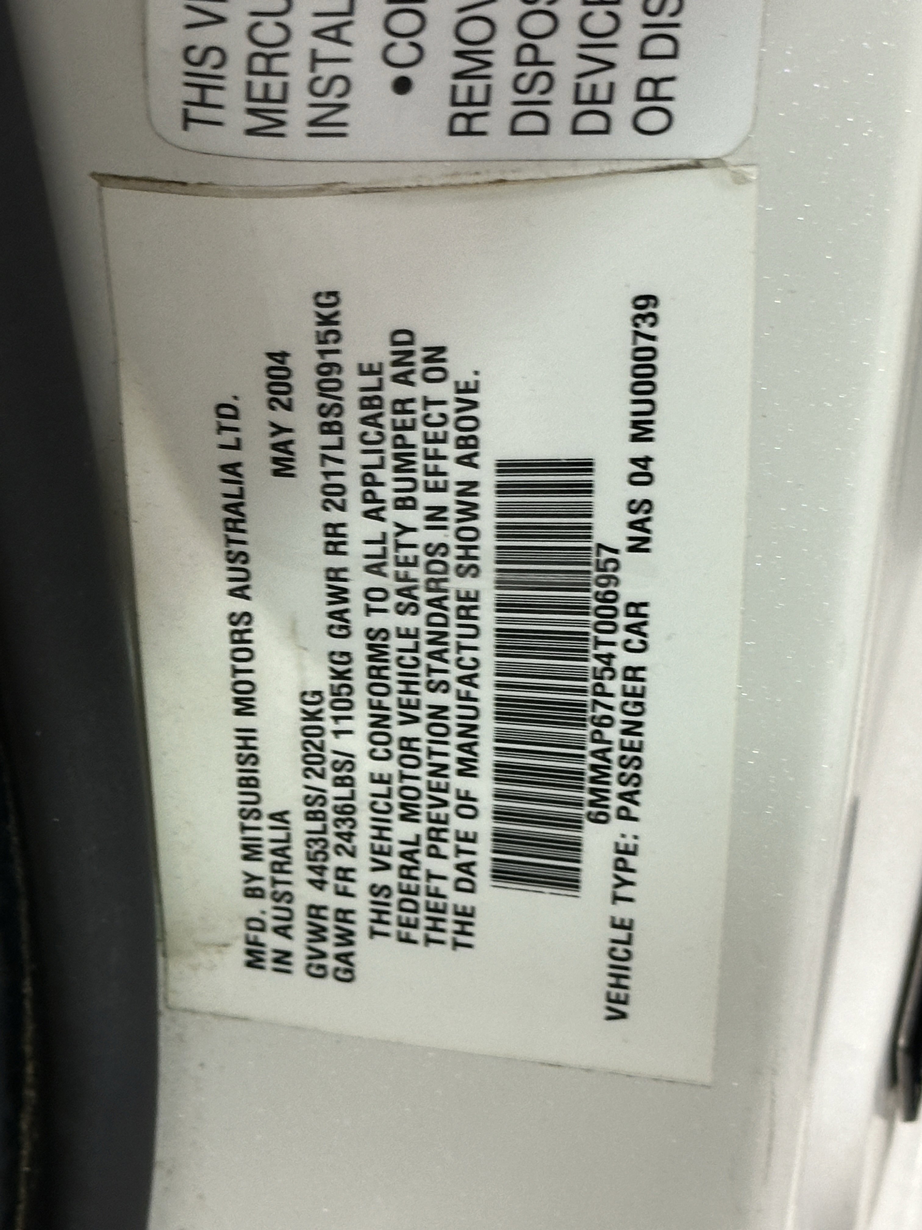 Used 2004 Mitsubishi Diamante LS image 31