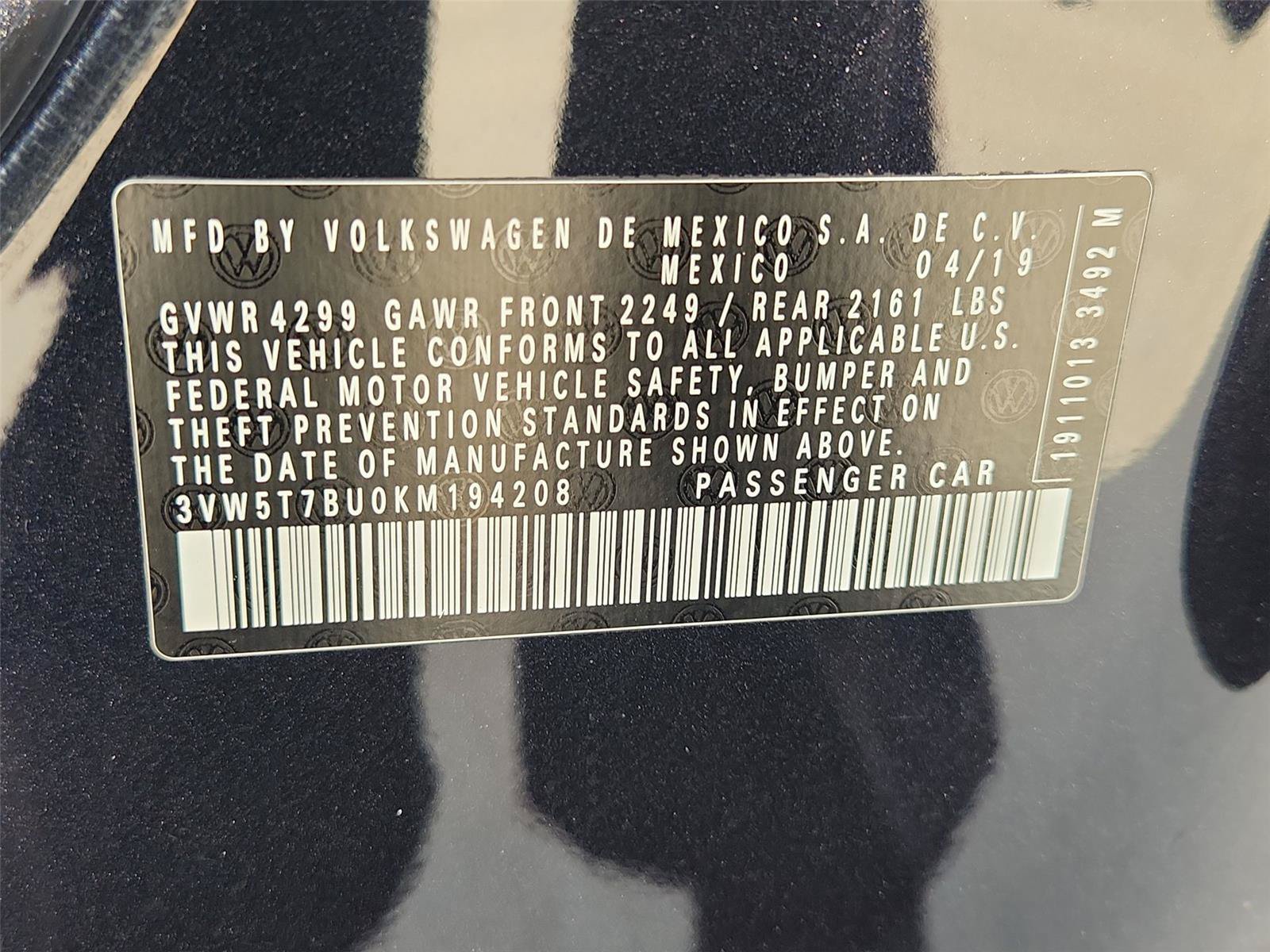 Used 2019 Volkswagen Jetta GLI FWD image 31