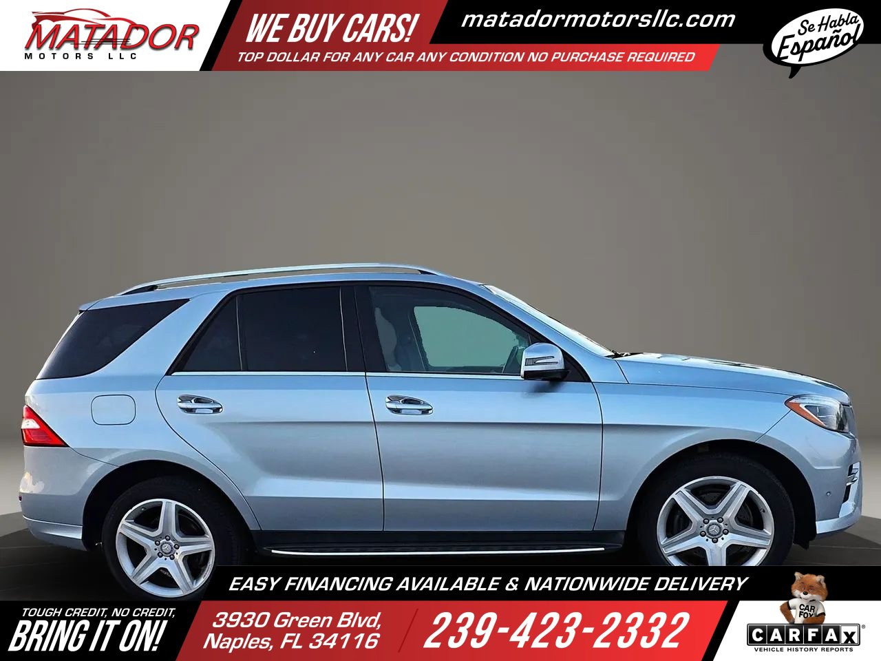 Used 2015 Mercedes-Benz ML 400 4MATIC w/ Driver Assistance Package image 4