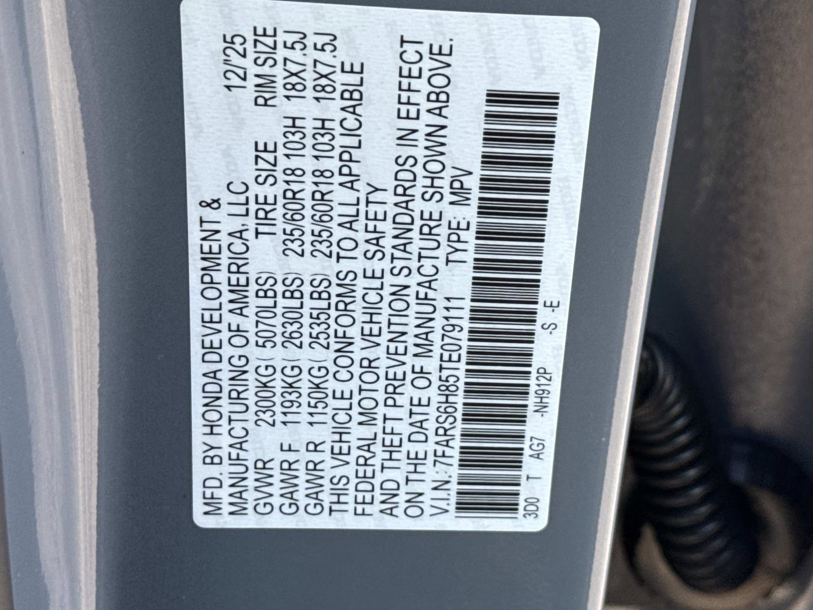 New 2026 Honda CR-V Sport-L image 25