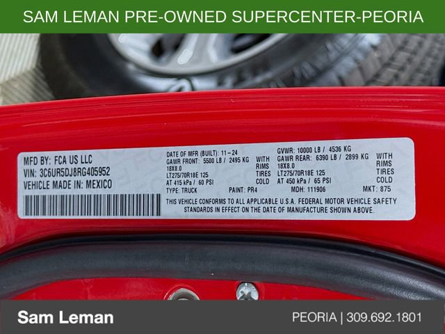 Used 2024 RAM 2500 Big Horn w/ Bed Utility Group image 29