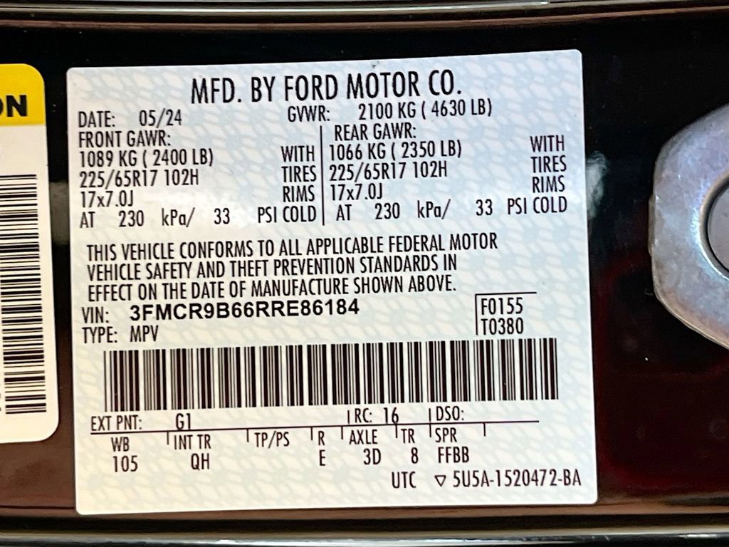 Used 2024 Ford Bronco Sport Big Bend w/ Convenience Package image 31